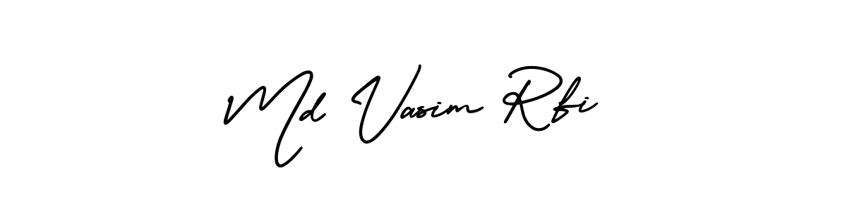 Check out images of Autograph of Md Vasim Rfi name. Actor Md Vasim Rfi Signature Style. AmerikaSignatureDemo-Regular is a professional sign style online. Md Vasim Rfi signature style 3 images and pictures png