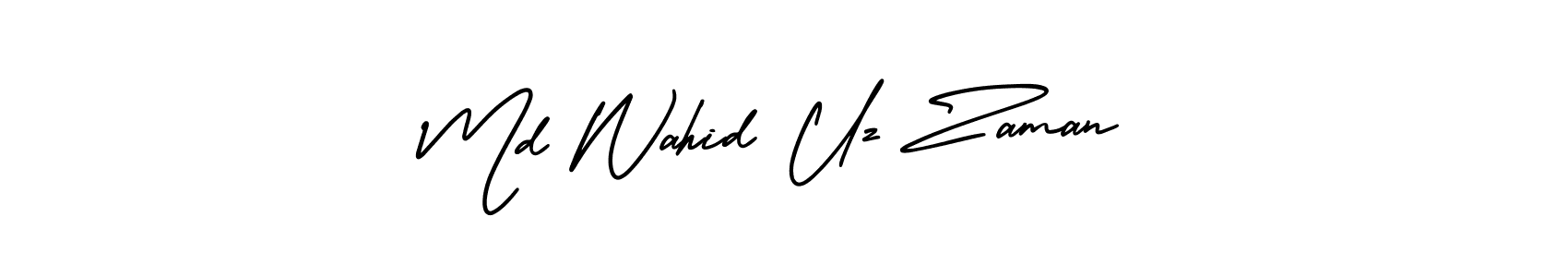 It looks lik you need a new signature style for name Md Wahid Uz Zaman. Design unique handwritten (AmerikaSignatureDemo-Regular) signature with our free signature maker in just a few clicks. Md Wahid Uz Zaman signature style 3 images and pictures png