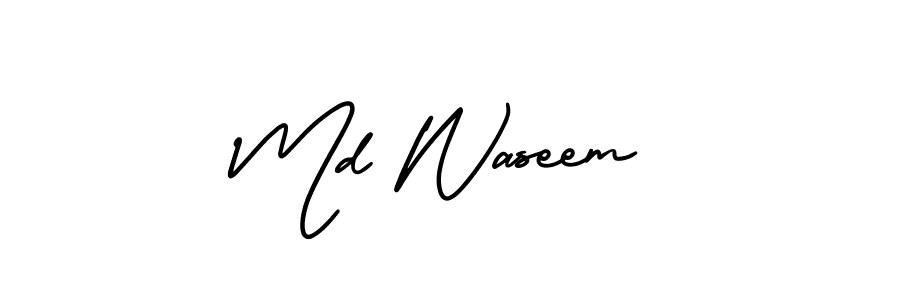 Check out images of Autograph of Md Waseem name. Actor Md Waseem Signature Style. AmerikaSignatureDemo-Regular is a professional sign style online. Md Waseem signature style 3 images and pictures png