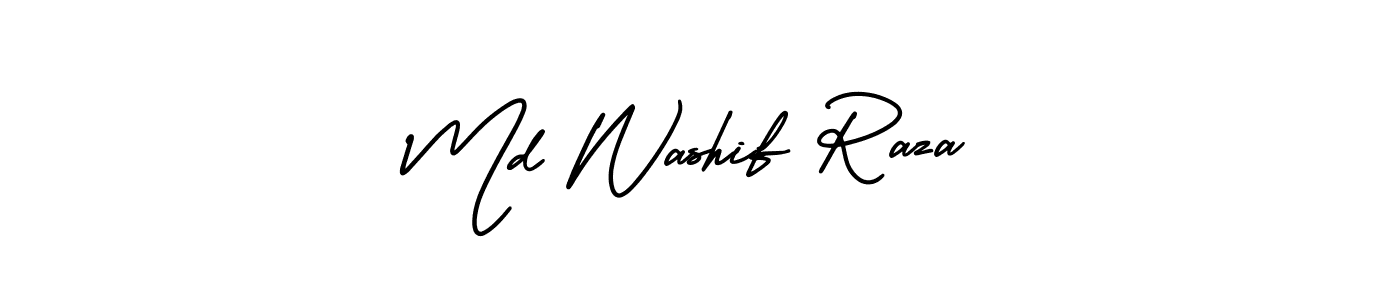 See photos of Md Washif Raza official signature by Spectra . Check more albums & portfolios. Read reviews & check more about AmerikaSignatureDemo-Regular font. Md Washif Raza signature style 3 images and pictures png