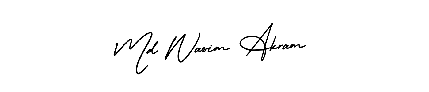 Best and Professional Signature Style for Md Wasim Akram. AmerikaSignatureDemo-Regular Best Signature Style Collection. Md Wasim Akram signature style 3 images and pictures png