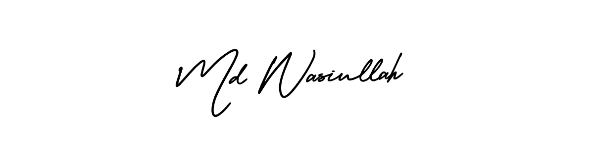 You can use this online signature creator to create a handwritten signature for the name Md Wasiullah. This is the best online autograph maker. Md Wasiullah signature style 3 images and pictures png