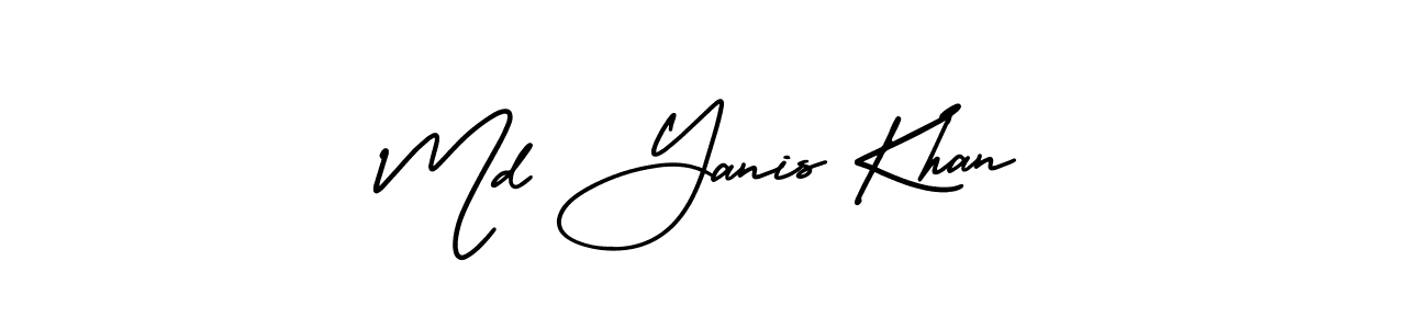 Also we have Md Yanis Khan name is the best signature style. Create professional handwritten signature collection using AmerikaSignatureDemo-Regular autograph style. Md Yanis Khan signature style 3 images and pictures png