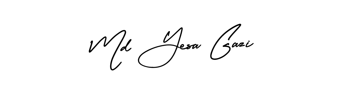 Check out images of Autograph of Md Yesa Gazi name. Actor Md Yesa Gazi Signature Style. AmerikaSignatureDemo-Regular is a professional sign style online. Md Yesa Gazi signature style 3 images and pictures png