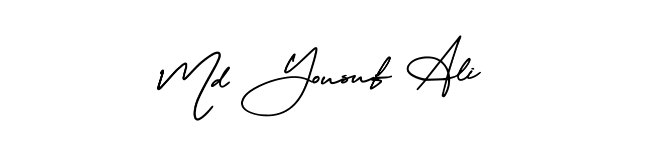Check out images of Autograph of Md Yousuf Ali name. Actor Md Yousuf Ali Signature Style. AmerikaSignatureDemo-Regular is a professional sign style online. Md Yousuf Ali signature style 3 images and pictures png