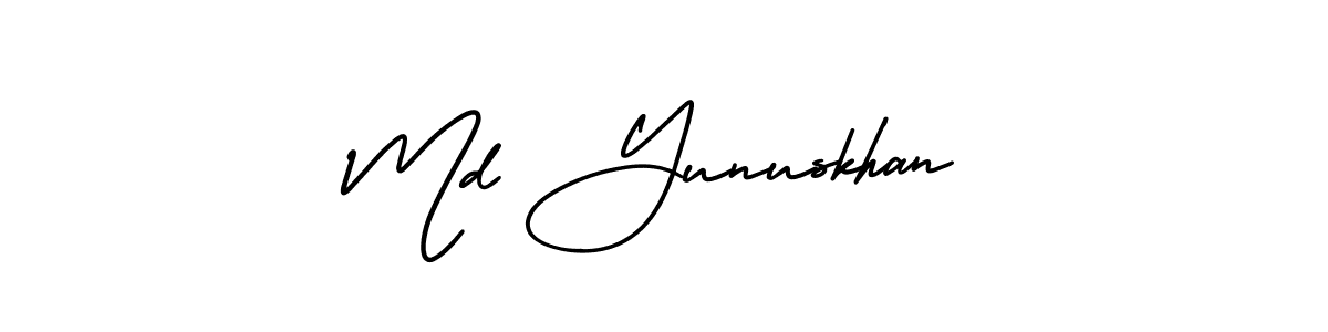 Check out images of Autograph of Md Yunuskhan name. Actor Md Yunuskhan Signature Style. AmerikaSignatureDemo-Regular is a professional sign style online. Md Yunuskhan signature style 3 images and pictures png