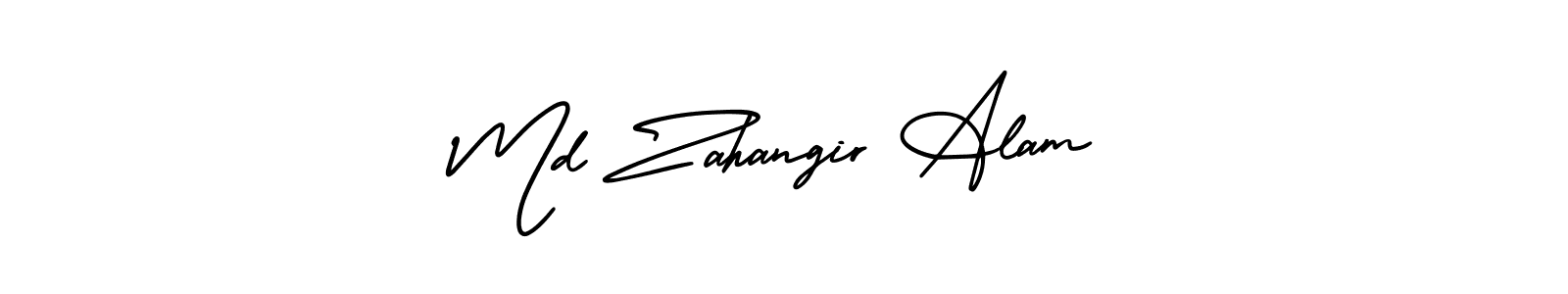 This is the best signature style for the Md Zahangir Alam name. Also you like these signature font (AmerikaSignatureDemo-Regular). Mix name signature. Md Zahangir Alam signature style 3 images and pictures png