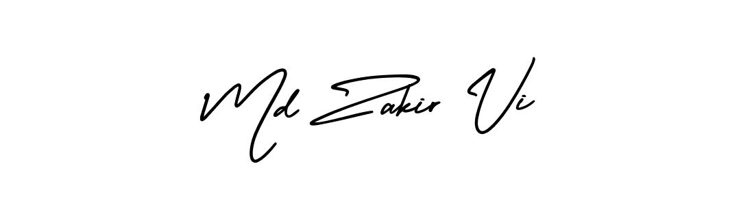 if you are searching for the best signature style for your name Md Zakir Vi. so please give up your signature search. here we have designed multiple signature styles  using AmerikaSignatureDemo-Regular. Md Zakir Vi signature style 3 images and pictures png