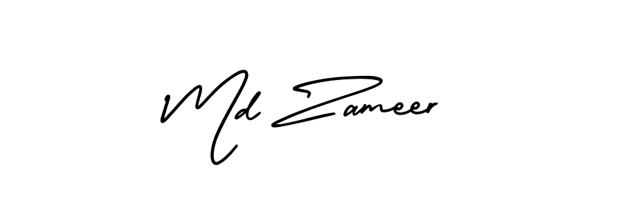 Similarly AmerikaSignatureDemo-Regular is the best handwritten signature design. Signature creator online .You can use it as an online autograph creator for name Md Zameer. Md Zameer signature style 3 images and pictures png