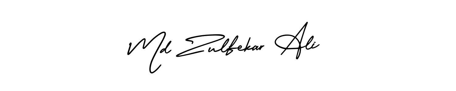 How to Draw Md Zulfekar Ali signature style? AmerikaSignatureDemo-Regular is a latest design signature styles for name Md Zulfekar Ali. Md Zulfekar Ali signature style 3 images and pictures png