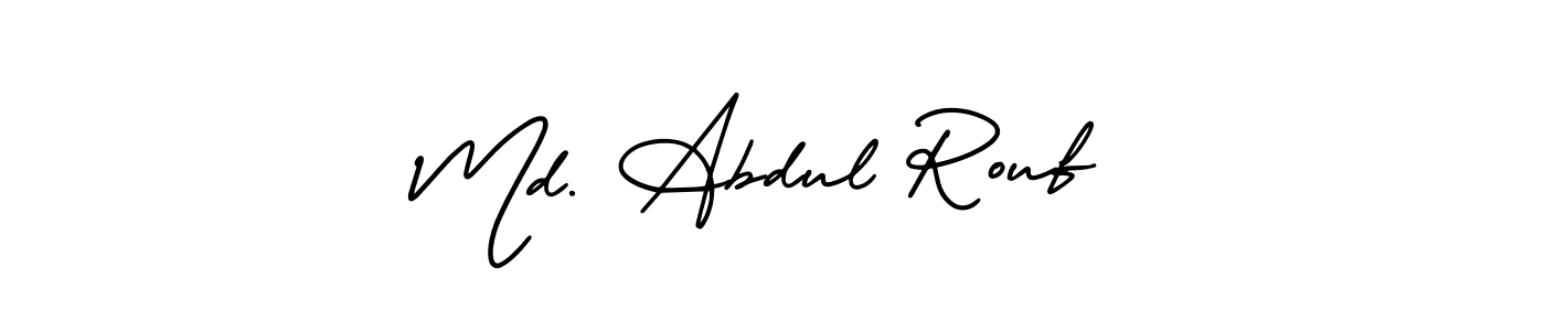 AmerikaSignatureDemo-Regular is a professional signature style that is perfect for those who want to add a touch of class to their signature. It is also a great choice for those who want to make their signature more unique. Get Md. Abdul Rouf name to fancy signature for free. Md. Abdul Rouf signature style 3 images and pictures png