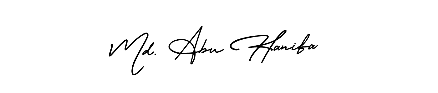 How to make Md. Abu Hanifa signature? AmerikaSignatureDemo-Regular is a professional autograph style. Create handwritten signature for Md. Abu Hanifa name. Md. Abu Hanifa signature style 3 images and pictures png