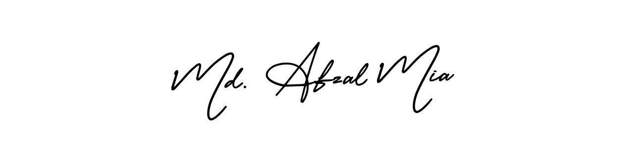 Use a signature maker to create a handwritten signature online. With this signature software, you can design (AmerikaSignatureDemo-Regular) your own signature for name Md. Afzal Mia. Md. Afzal Mia signature style 3 images and pictures png