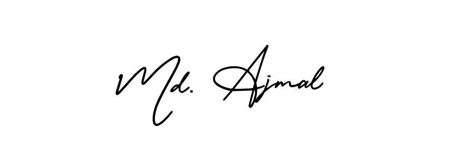 Create a beautiful signature design for name Md. Ajmal. With this signature (AmerikaSignatureDemo-Regular) fonts, you can make a handwritten signature for free. Md. Ajmal signature style 3 images and pictures png