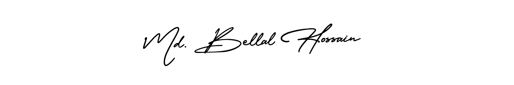 Make a beautiful signature design for name Md. Bellal Hossain. With this signature (AmerikaSignatureDemo-Regular) style, you can create a handwritten signature for free. Md. Bellal Hossain signature style 3 images and pictures png