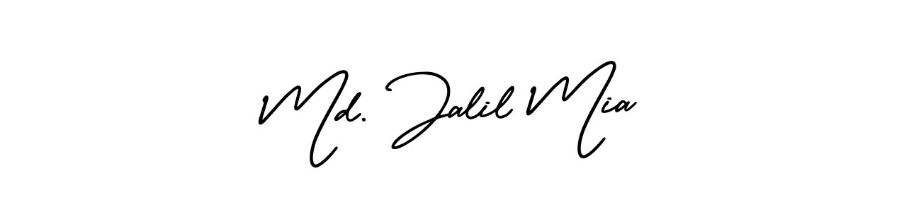 It looks lik you need a new signature style for name Md. Jalil Mia. Design unique handwritten (AmerikaSignatureDemo-Regular) signature with our free signature maker in just a few clicks. Md. Jalil Mia signature style 3 images and pictures png