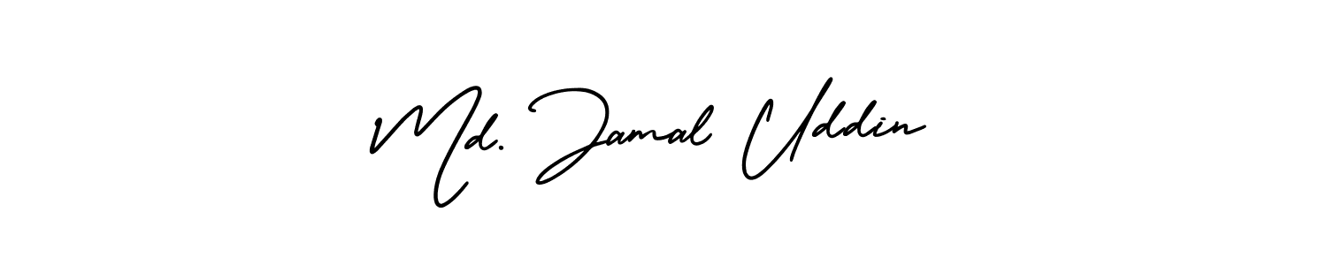 This is the best signature style for the Md. Jamal Uddin name. Also you like these signature font (AmerikaSignatureDemo-Regular). Mix name signature. Md. Jamal Uddin signature style 3 images and pictures png