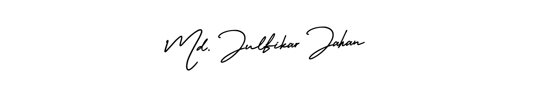 Md. Julfikar Jahan stylish signature style. Best Handwritten Sign (AmerikaSignatureDemo-Regular) for my name. Handwritten Signature Collection Ideas for my name Md. Julfikar Jahan. Md. Julfikar Jahan signature style 3 images and pictures png