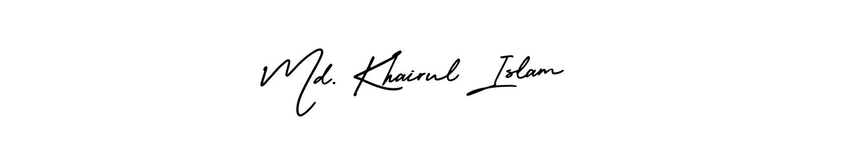 if you are searching for the best signature style for your name Md. Khairul Islam. so please give up your signature search. here we have designed multiple signature styles  using AmerikaSignatureDemo-Regular. Md. Khairul Islam signature style 3 images and pictures png