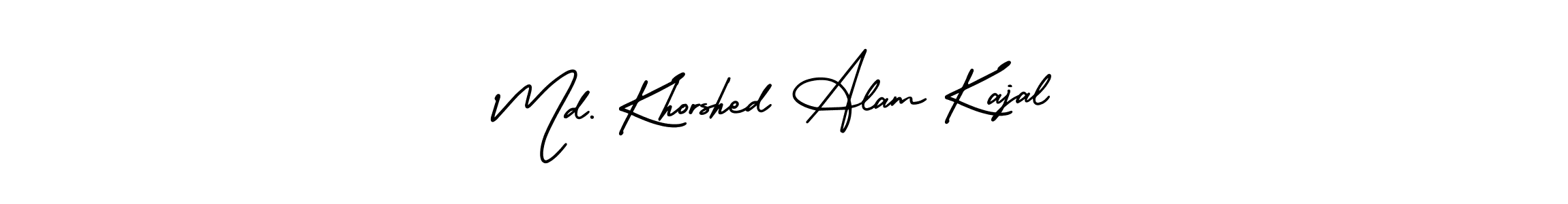 It looks lik you need a new signature style for name Md. Khorshed Alam Kajal. Design unique handwritten (AmerikaSignatureDemo-Regular) signature with our free signature maker in just a few clicks. Md. Khorshed Alam Kajal signature style 3 images and pictures png