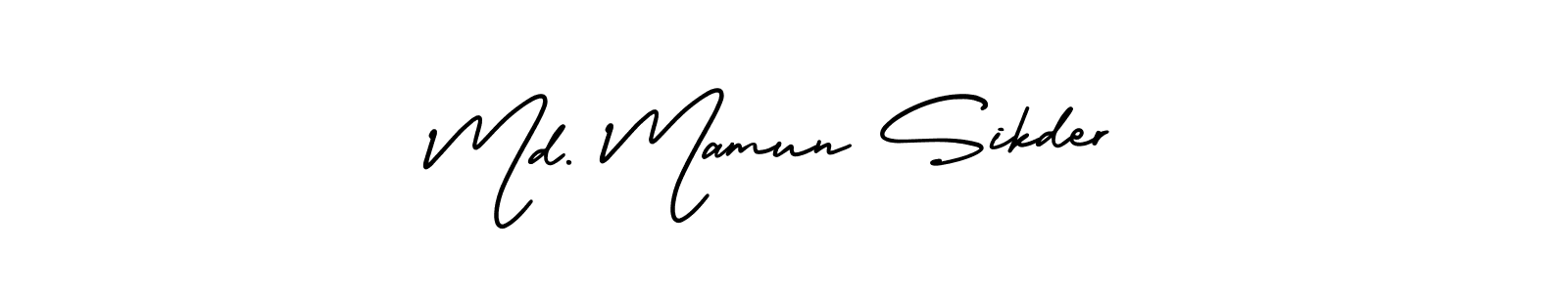 Similarly AmerikaSignatureDemo-Regular is the best handwritten signature design. Signature creator online .You can use it as an online autograph creator for name Md. Mamun Sikder. Md. Mamun Sikder signature style 3 images and pictures png