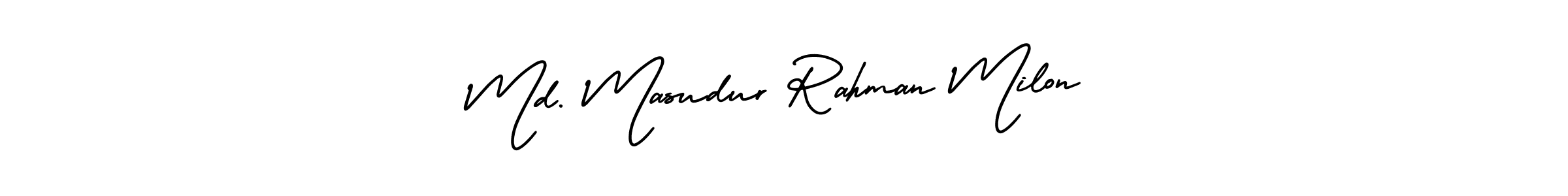 How to Draw Md. Masudur Rahman Milon signature style? AmerikaSignatureDemo-Regular is a latest design signature styles for name Md. Masudur Rahman Milon. Md. Masudur Rahman Milon signature style 3 images and pictures png