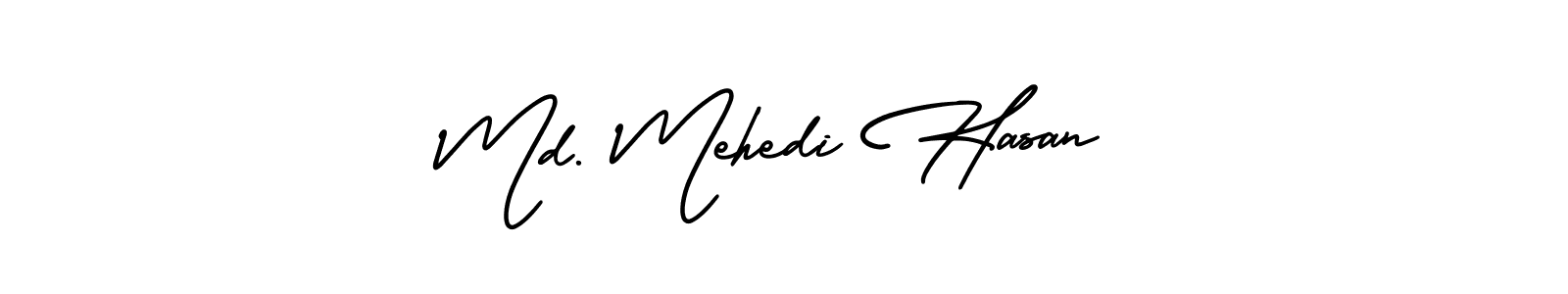 Similarly AmerikaSignatureDemo-Regular is the best handwritten signature design. Signature creator online .You can use it as an online autograph creator for name Md. Mehedi Hasan. Md. Mehedi Hasan signature style 3 images and pictures png