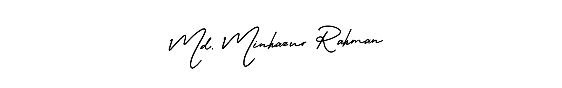 How to make Md. Minhazur Rahman signature? AmerikaSignatureDemo-Regular is a professional autograph style. Create handwritten signature for Md. Minhazur Rahman name. Md. Minhazur Rahman signature style 3 images and pictures png