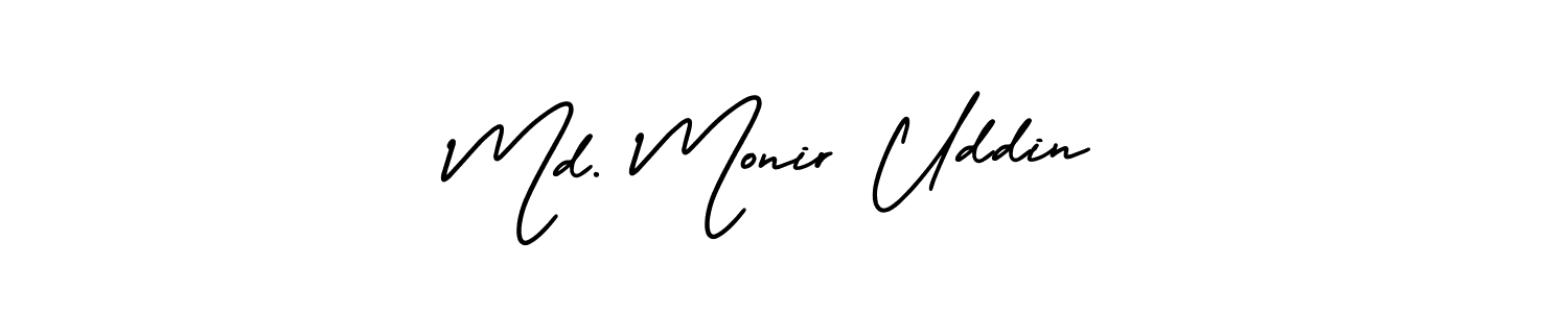 Also we have Md. Monir Uddin name is the best signature style. Create professional handwritten signature collection using AmerikaSignatureDemo-Regular autograph style. Md. Monir Uddin signature style 3 images and pictures png