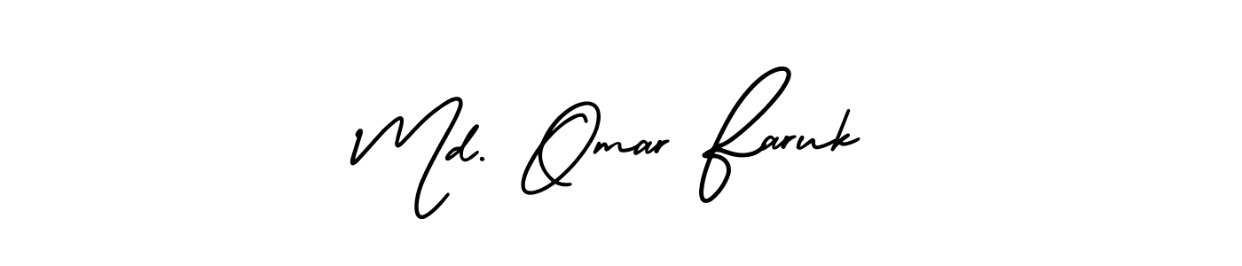 AmerikaSignatureDemo-Regular is a professional signature style that is perfect for those who want to add a touch of class to their signature. It is also a great choice for those who want to make their signature more unique. Get Md. Omar Faruk name to fancy signature for free. Md. Omar Faruk signature style 3 images and pictures png