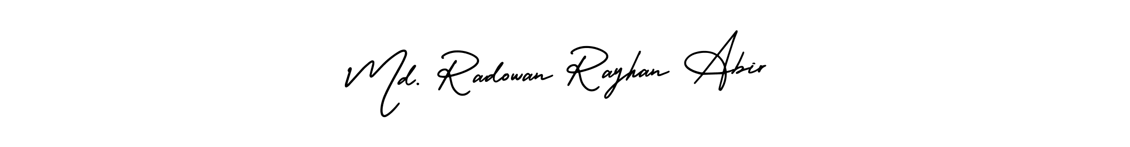 It looks lik you need a new signature style for name Md. Radowan Rayhan Abir. Design unique handwritten (AmerikaSignatureDemo-Regular) signature with our free signature maker in just a few clicks. Md. Radowan Rayhan Abir signature style 3 images and pictures png