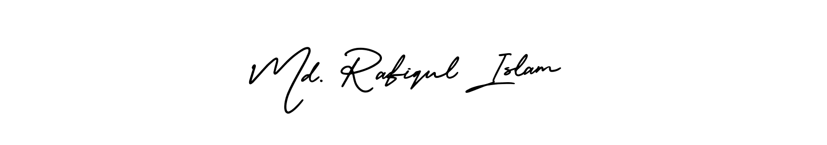 The best way (AmerikaSignatureDemo-Regular) to make a short signature is to pick only two or three words in your name. The name Md. Rafiqul Islam include a total of six letters. For converting this name. Md. Rafiqul Islam signature style 3 images and pictures png