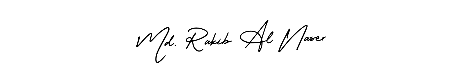 How to make Md. Rakib Al Naser name signature. Use AmerikaSignatureDemo-Regular style for creating short signs online. This is the latest handwritten sign. Md. Rakib Al Naser signature style 3 images and pictures png