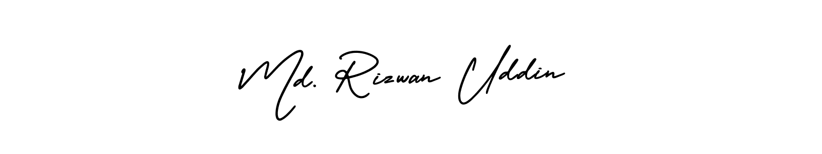 Md. Rizwan Uddin stylish signature style. Best Handwritten Sign (AmerikaSignatureDemo-Regular) for my name. Handwritten Signature Collection Ideas for my name Md. Rizwan Uddin. Md. Rizwan Uddin signature style 3 images and pictures png