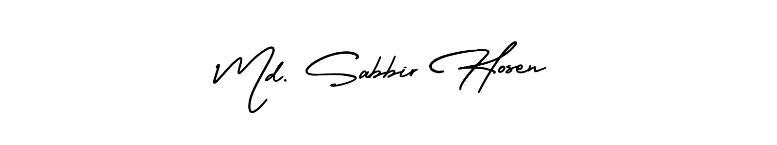 It looks lik you need a new signature style for name Md. Sabbir Hosen. Design unique handwritten (AmerikaSignatureDemo-Regular) signature with our free signature maker in just a few clicks. Md. Sabbir Hosen signature style 3 images and pictures png