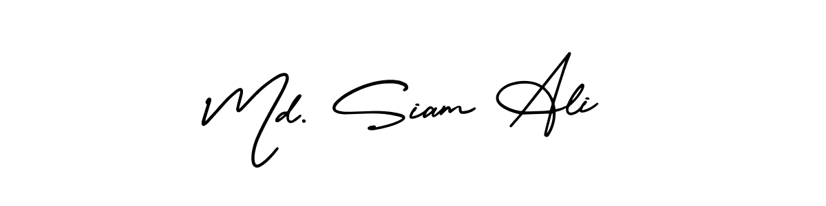 if you are searching for the best signature style for your name Md. Siam Ali. so please give up your signature search. here we have designed multiple signature styles  using AmerikaSignatureDemo-Regular. Md. Siam Ali signature style 3 images and pictures png