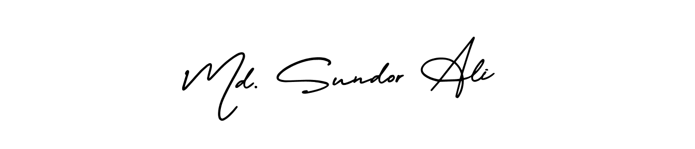 This is the best signature style for the Md. Sundor Ali name. Also you like these signature font (AmerikaSignatureDemo-Regular). Mix name signature. Md. Sundor Ali signature style 3 images and pictures png