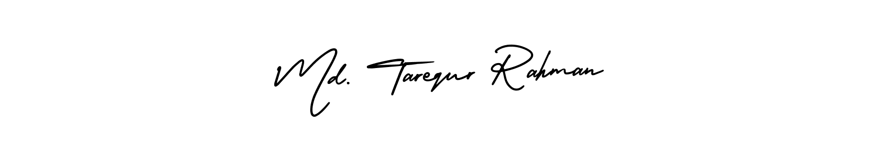 Make a beautiful signature design for name Md. Tarequr Rahman. With this signature (AmerikaSignatureDemo-Regular) style, you can create a handwritten signature for free. Md. Tarequr Rahman signature style 3 images and pictures png