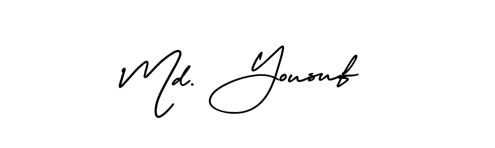 Also we have Md. Yousuf name is the best signature style. Create professional handwritten signature collection using AmerikaSignatureDemo-Regular autograph style. Md. Yousuf signature style 3 images and pictures png