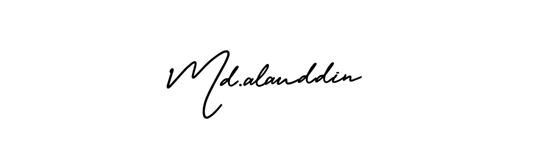 Make a beautiful signature design for name Md.alauddin. Use this online signature maker to create a handwritten signature for free. Md.alauddin signature style 3 images and pictures png