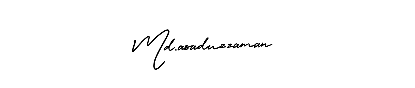 You can use this online signature creator to create a handwritten signature for the name Md.asaduzzaman. This is the best online autograph maker. Md.asaduzzaman signature style 3 images and pictures png