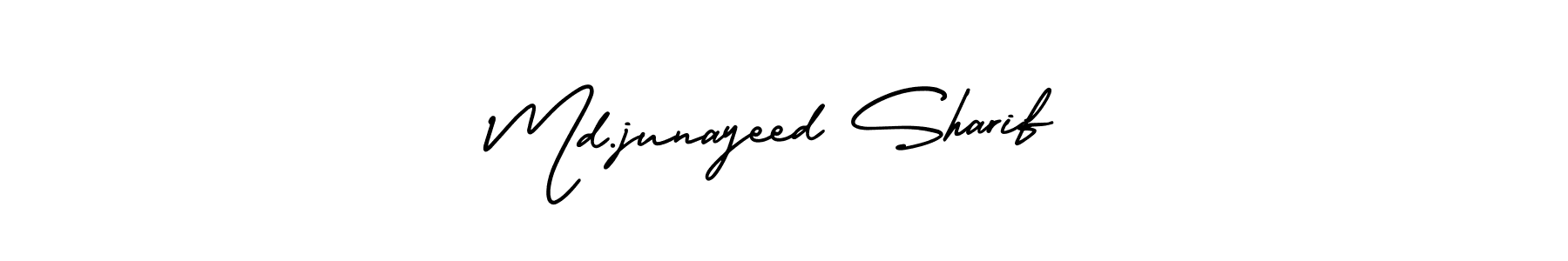 You can use this online signature creator to create a handwritten signature for the name Md.junayeed Sharif. This is the best online autograph maker. Md.junayeed Sharif signature style 3 images and pictures png