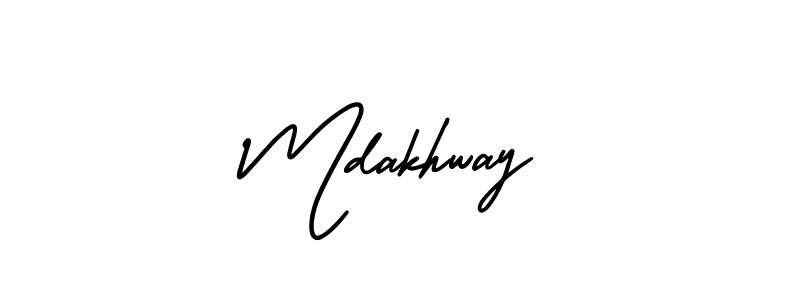 Make a beautiful signature design for name Mdakhway. With this signature (AmerikaSignatureDemo-Regular) style, you can create a handwritten signature for free. Mdakhway signature style 3 images and pictures png