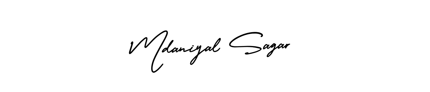 Best and Professional Signature Style for Mdaniyal Sagar. AmerikaSignatureDemo-Regular Best Signature Style Collection. Mdaniyal Sagar signature style 3 images and pictures png