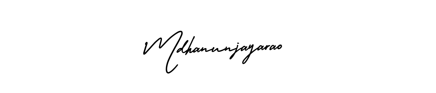 Make a short Mdhanunjayarao signature style. Manage your documents anywhere anytime using AmerikaSignatureDemo-Regular. Create and add eSignatures, submit forms, share and send files easily. Mdhanunjayarao signature style 3 images and pictures png