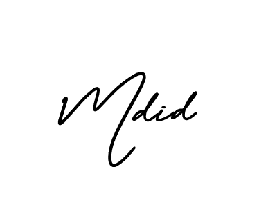 Make a beautiful signature design for name Mdid. Use this online signature maker to create a handwritten signature for free. Mdid signature style 3 images and pictures png