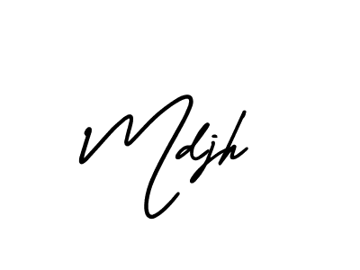 if you are searching for the best signature style for your name Mdjh. so please give up your signature search. here we have designed multiple signature styles  using AmerikaSignatureDemo-Regular. Mdjh signature style 3 images and pictures png