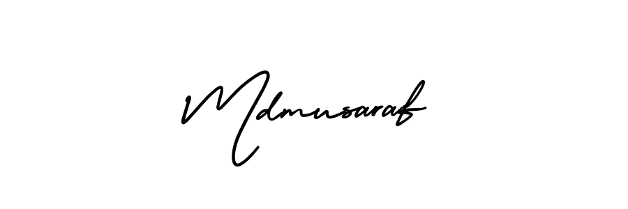 Make a short Mdmusaraf signature style. Manage your documents anywhere anytime using AmerikaSignatureDemo-Regular. Create and add eSignatures, submit forms, share and send files easily. Mdmusaraf signature style 3 images and pictures png
