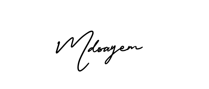 Best and Professional Signature Style for Mdsayem. AmerikaSignatureDemo-Regular Best Signature Style Collection. Mdsayem signature style 3 images and pictures png