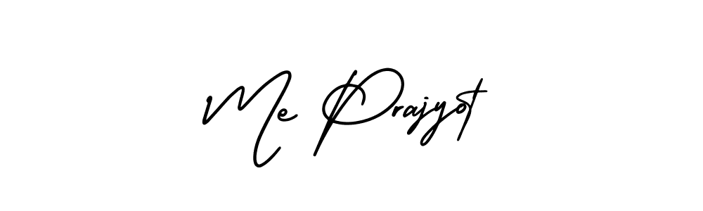 It looks lik you need a new signature style for name Me Prajyot. Design unique handwritten (AmerikaSignatureDemo-Regular) signature with our free signature maker in just a few clicks. Me Prajyot signature style 3 images and pictures png